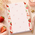 A5 Notepad – Strawberry Cheesecake | Personalisation Available
