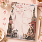 A5 Daily Planner – "London Daydreams" | Personalisation Available