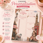 A5 Daily Planner – "London Daydreams" | Personalisation Available