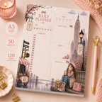 A5 Daily Planner – "New York Daydreams" | Personalisation Available