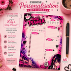 A5 Daily Planner – "Graffiti Dreams" | Personalisation Available