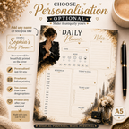 A5 Daily Planner – "Grace & Ambition" | Personalisation Available