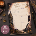 A5 Daily Planner – "Enchanted Academy" | Personalisation Available