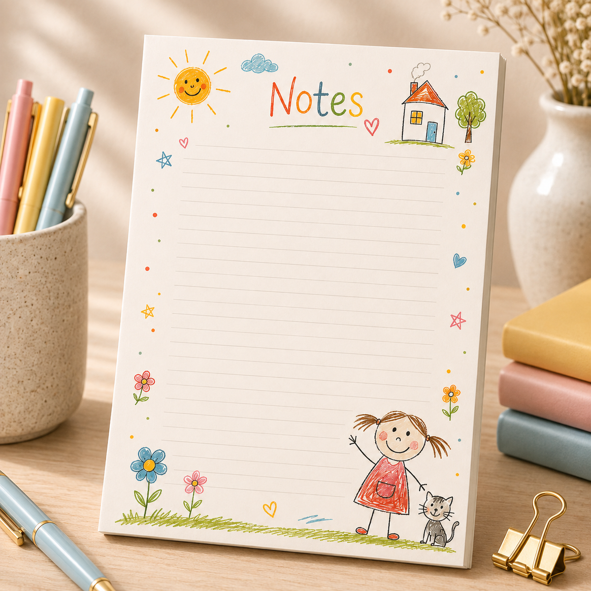 A5 Notepad – "Little Sunshine" | Personalisation Available