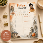 A5 Daily Planner – "Sky Warrior" | Personalisation Available