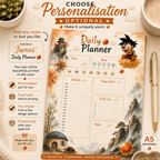 A5 Daily Planner – "Sky Warrior" | Personalisation Available