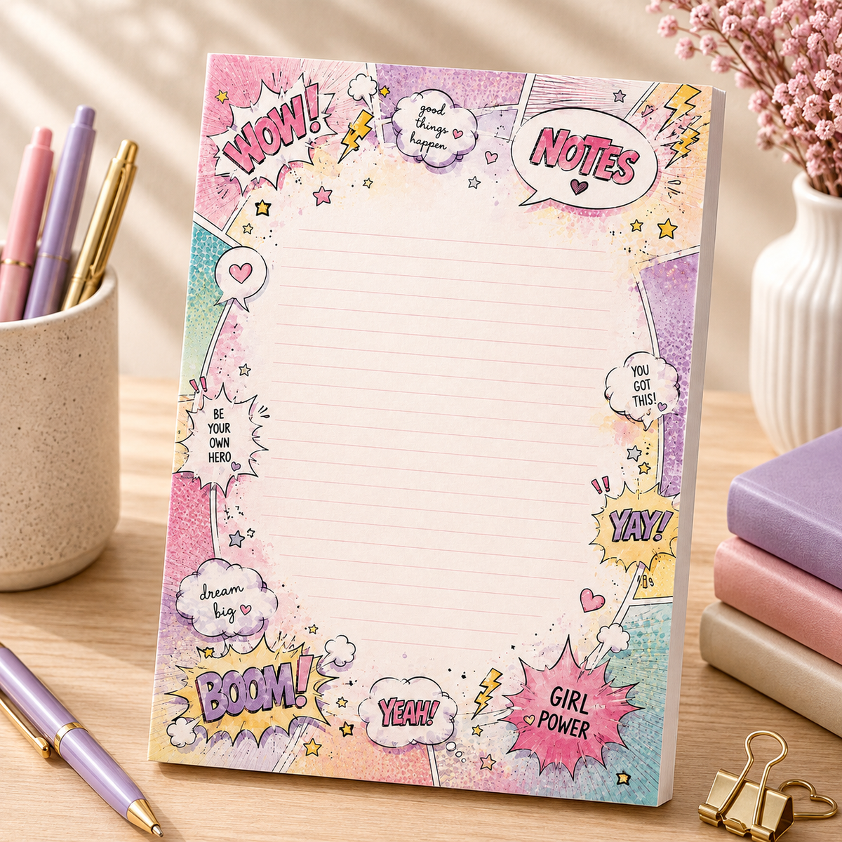 A5 Notepad – "Girl Power Notes" | Personalisation Available