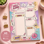 A5 Daily Planner – "Girl Power" | Personalisation Available