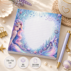 Mini Notepad 7,5 × 7,5 cm – "Mermaid Lagoon"