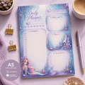 A5 Daily Planner – "Mermaid Lagoon"| Personalisation Available