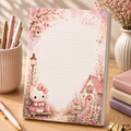 A5 Notepad – "Kitty Cottage" | Personalisation Available
