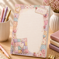 A5 Notepad – "Cozy Patchwork" | Personalisation Available