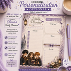 A5 Daily Planner – "Magic Academy" | Personalisation Available