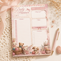A5 Daily Planner – "Cozy Crochet Friends" | Personalisation Available