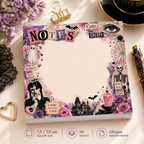 Mini Notepad 7,5 × 7,5 cm – "Cute But Creepy"