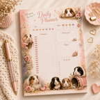 A5 Daily Planner – "Guinea Pig Kisses" | Personalisation Available