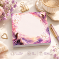 Mini Notepad 7,5 × 7,5 cm – "She Believed She Could"