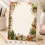 A5 Notepad – "Plant Lady Notes" | Personalisation Available