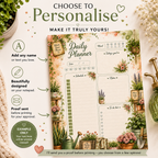 A5 Daily Planner – "Plant Lady Notes" | Personalisation Available