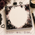 Mini Notepad 7,5 × 7,5 cm – "Haunted Whispers"