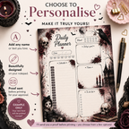 A5 Daily Planner – "Haunted Whispers" | Personalisation Available