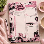 A5 Daily Planner – "Pink Tokyo" | Personalisation Available