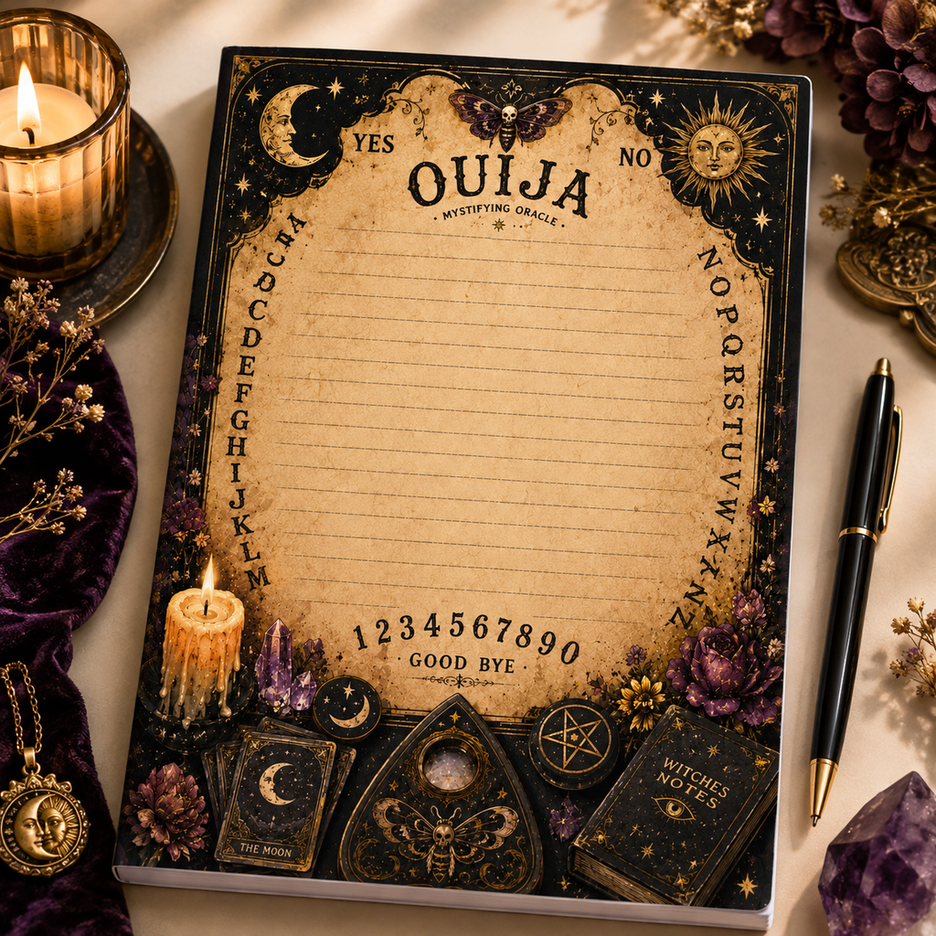 A5 Notepad – "Ouija Board" | Personalisation Available
