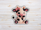 Cute crochet stickers