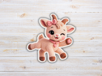 Cute crochet stickers