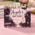 Personalised Handmade Cycle Tracker, 5 Year, Gothic