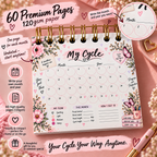 Personalised Handmade Cycle Tracker, 5 Year, Butterfly