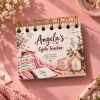 Personalised Handmade Cycle Tracker, 5 Year, Cat