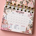 Personalised Handmade Cycle Tracker, 5 Year, Blush