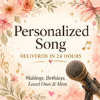 Personalized Song Gift: Custom Lyrics & Music MP3