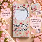 Personalised Floral To Do List Notepad, Refillable