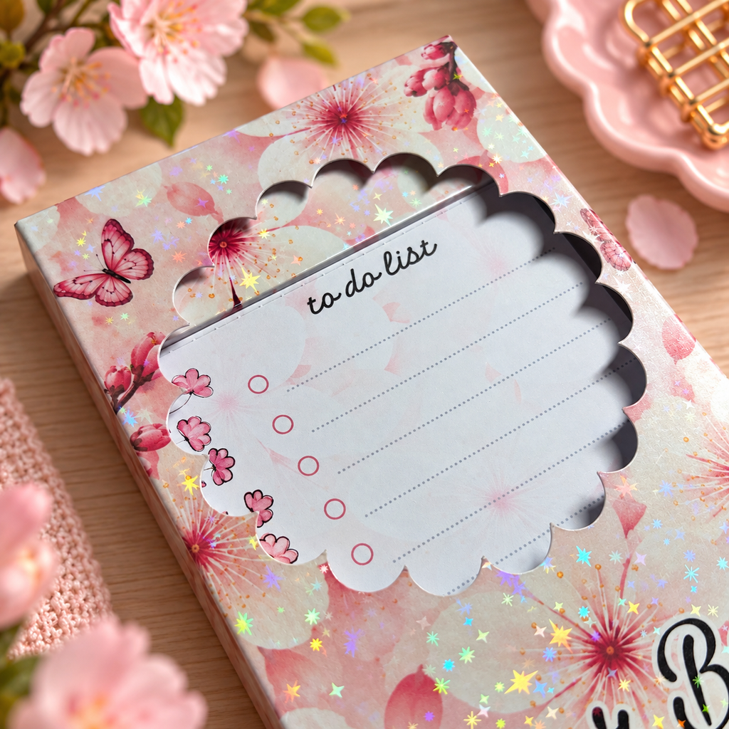 Personalised Floral To Do List Notepad, Refillable