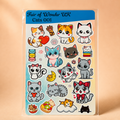 Cats sticker set (03)