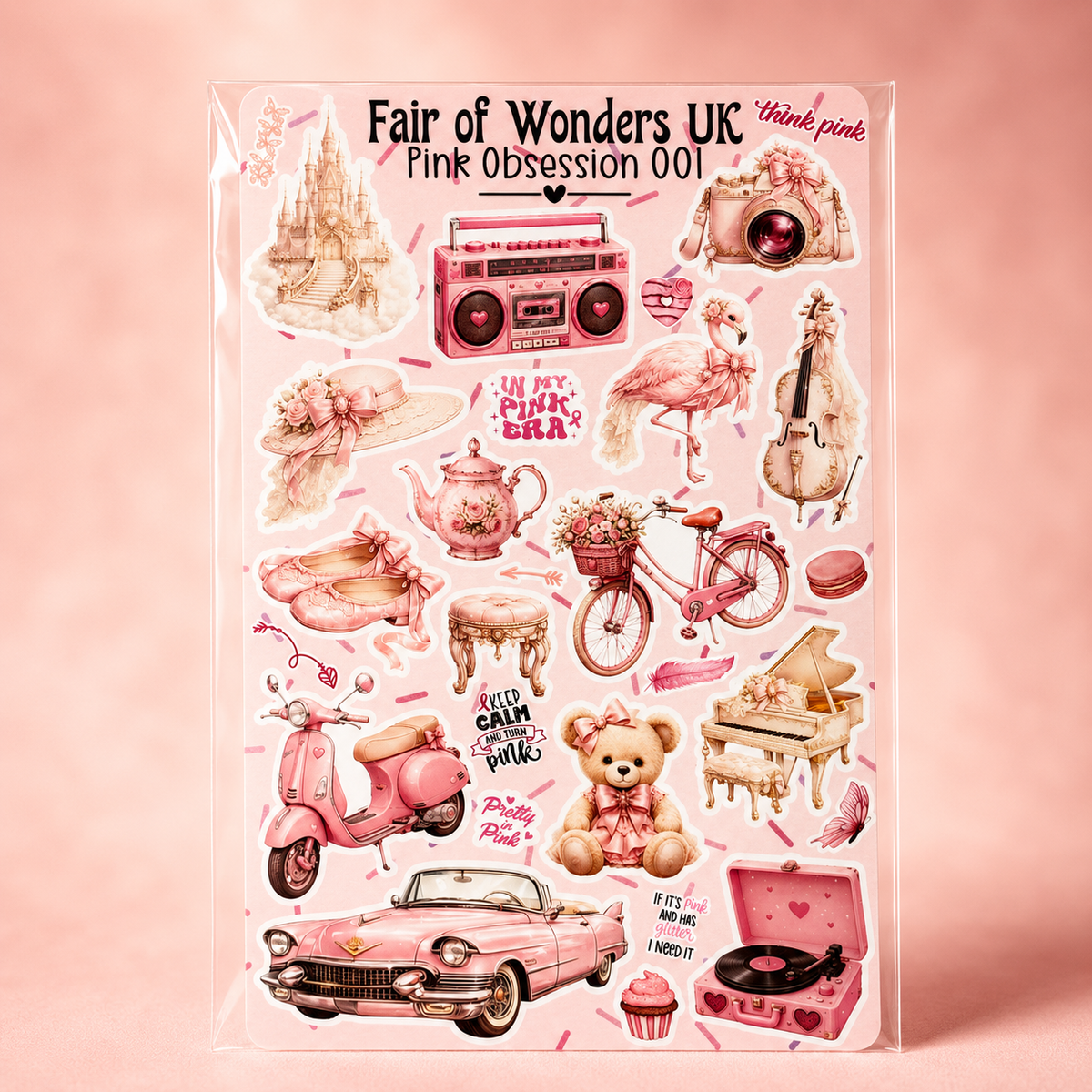 Pink Obsession sticker set (05)