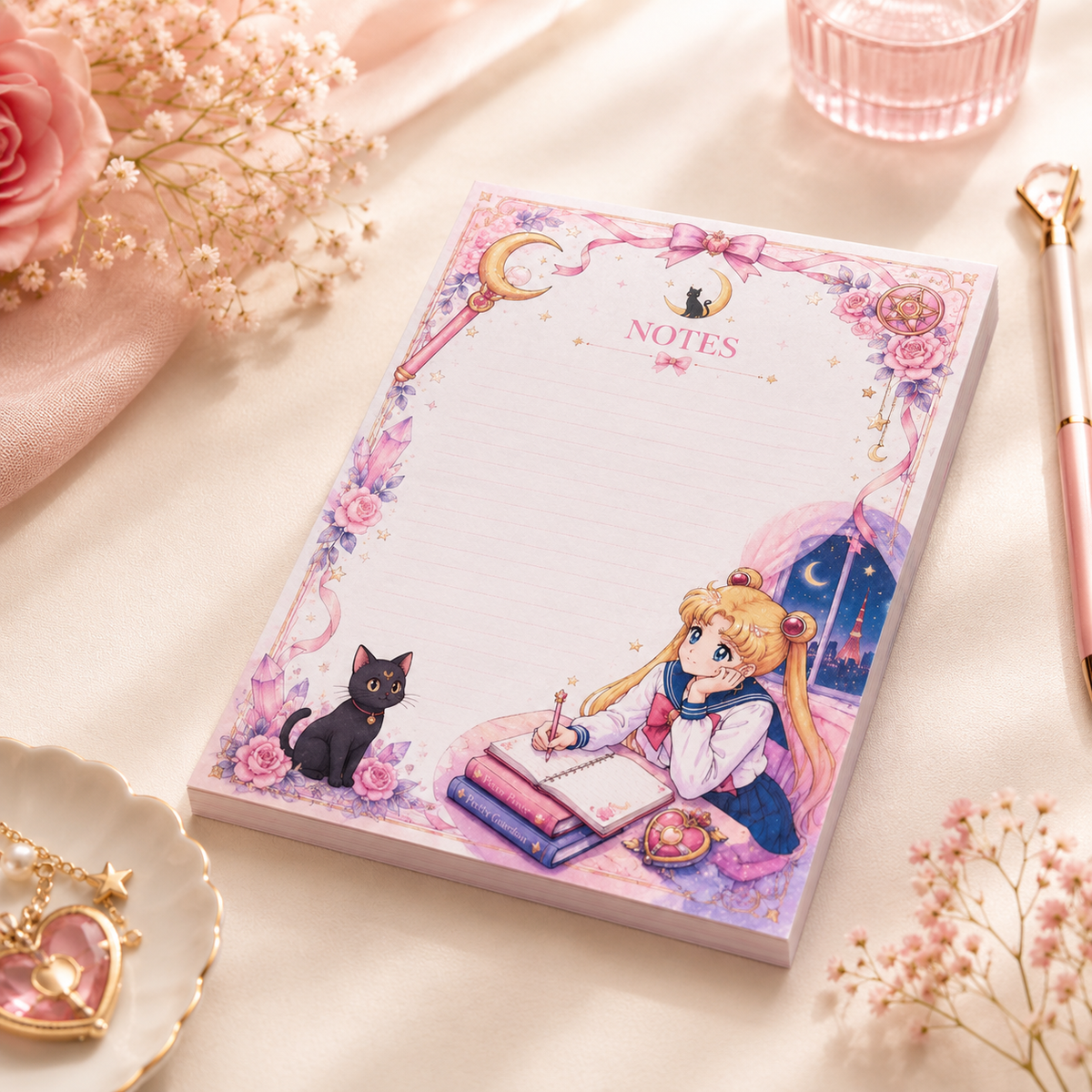 "Moonlit Dreams" Stationery Set