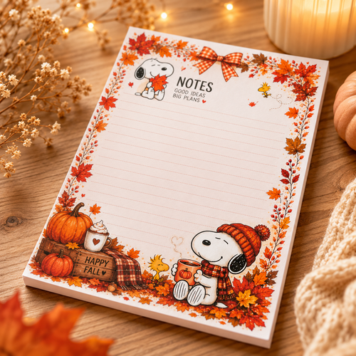"Cozy Autumn" Stationery Set