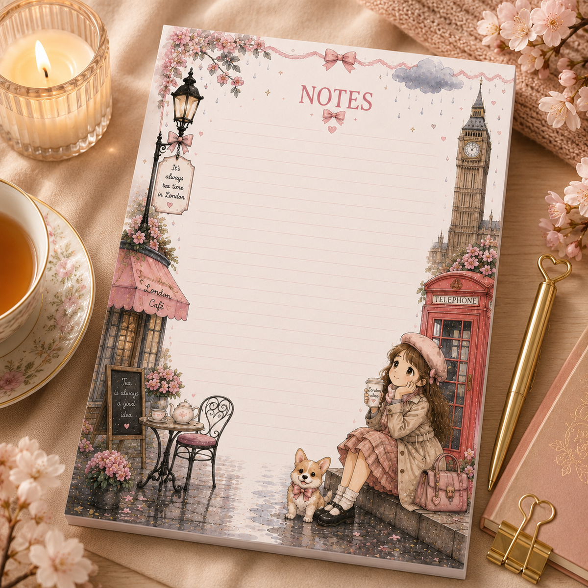 A6 Notepad – "London Daydreams"