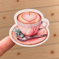 Pink Latte Sticker