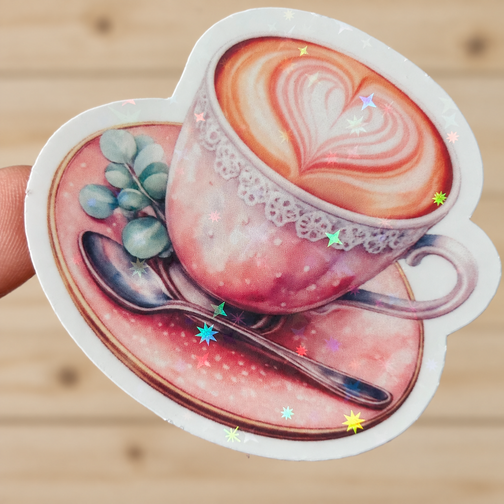 Pink Latte Sticker