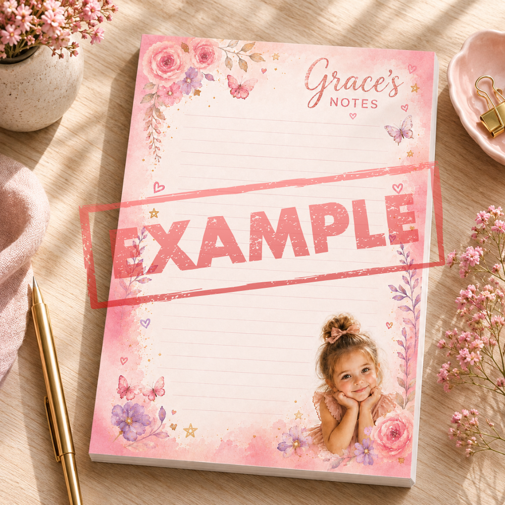 Premium Handmade Custom A5 Notepad – Design Your Own