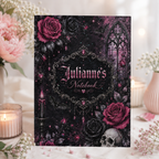 Personalised Notebook with Decorated Interior | Midnight Castle