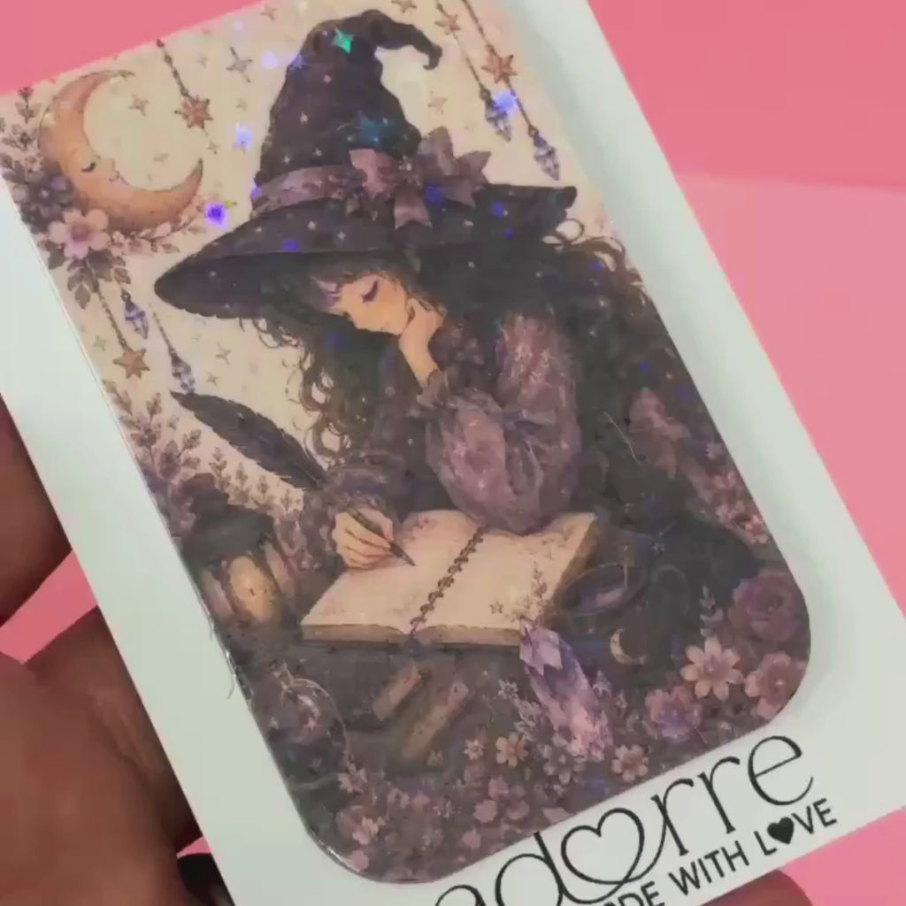 Magnetic Bookmark- "Midnight Spell"