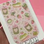 Magnetic Bookmark- Strawberry Matcha