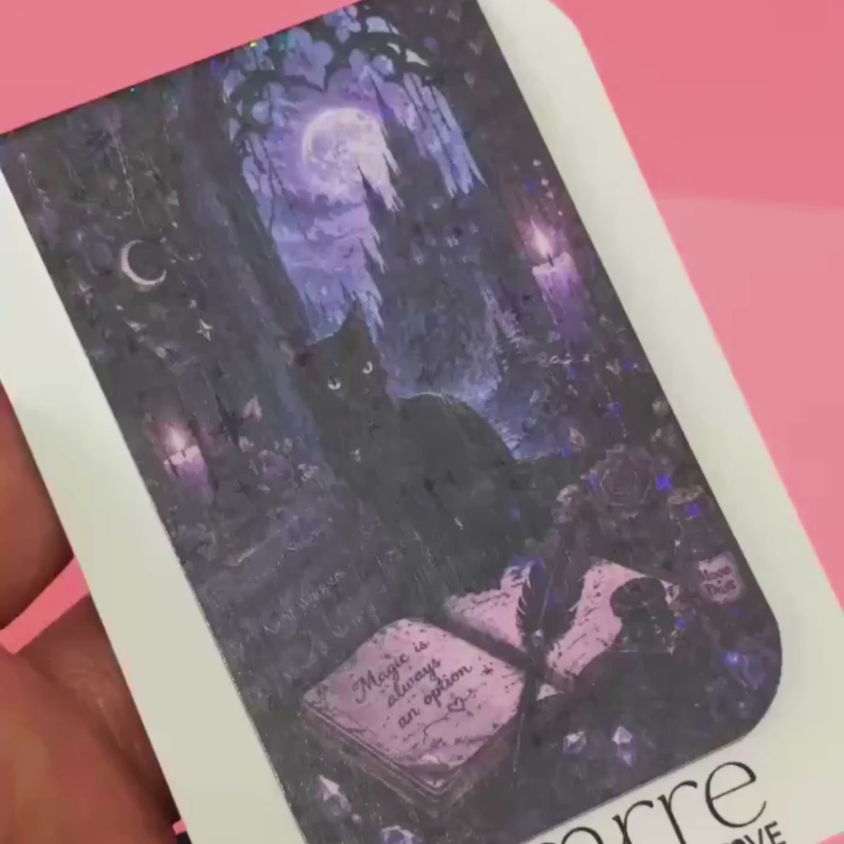 Magnetic Bookmark- "Midnight Castle"